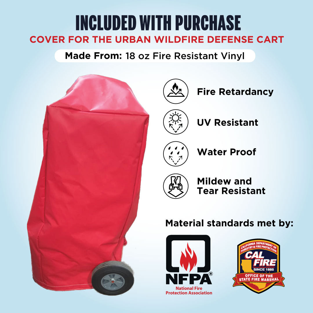 Dual Discharge Urban Wildfire Defense Cart XL2 - Two Stage with Honda GX390 Electric Start Engine