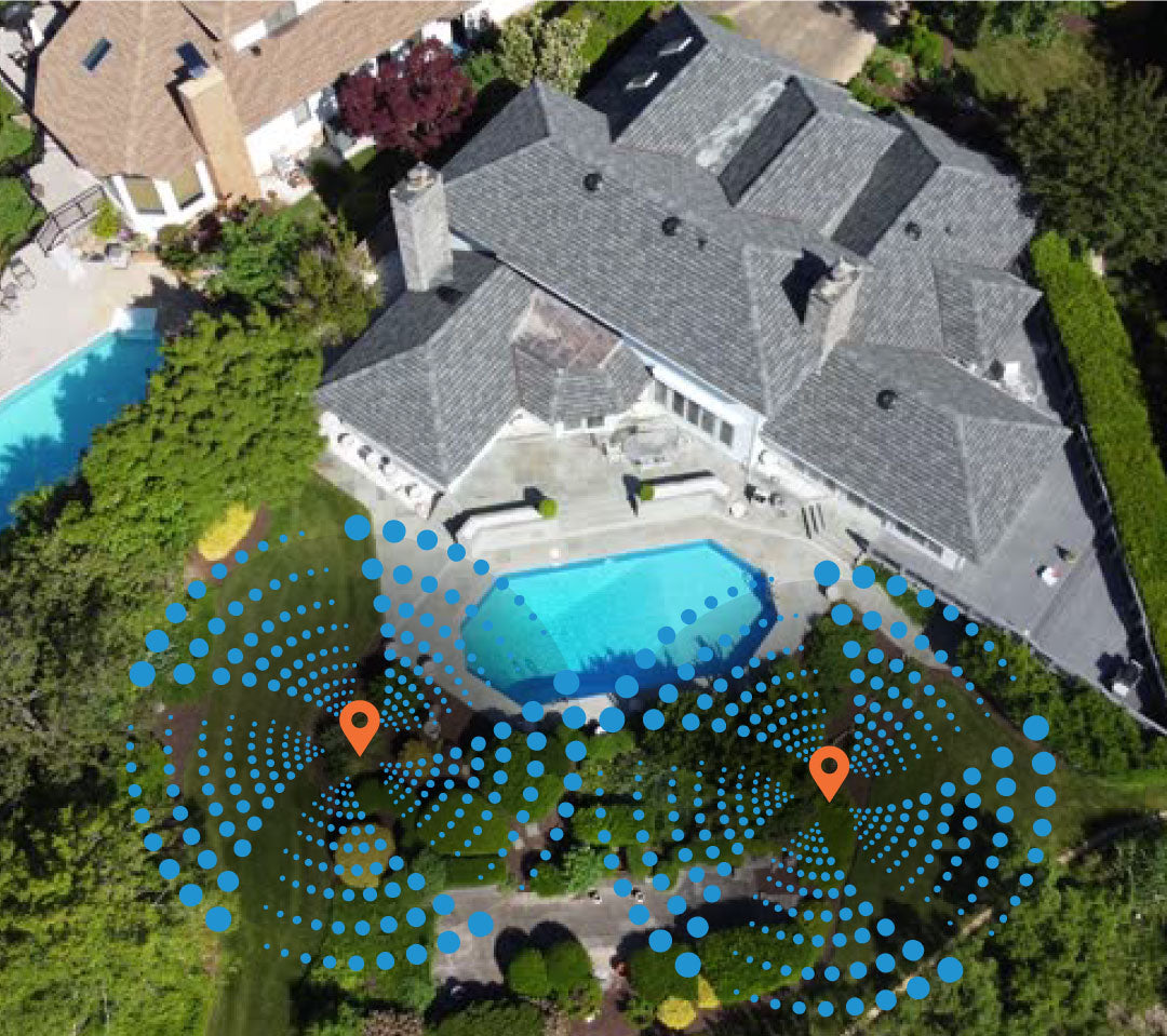 Stationary Exposure Defender with Foundation Post