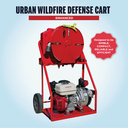 Enhanced Urban Wildfire Defense Cart