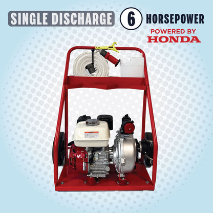 Single Discharge Urban Wildfire Defense Cart with Honda GX200 Engine