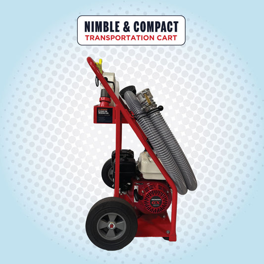 Single Discharge Urban Wildfire Defense Cart with Honda GX200 Engine