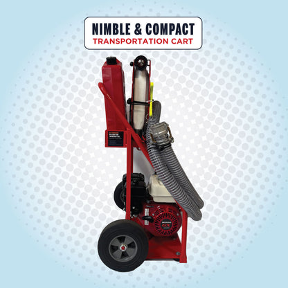 Single Discharge Enhanced Urban Wildfire Defense Cart with Honda GX200 Engine