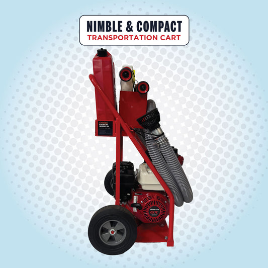 Dual Discharge Urban Wildfire Defense Cart with Honda GX200 Engine