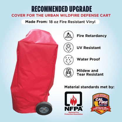 Dual Discharge Urban Wildfire Defense Cart with Honda GX200 Engine